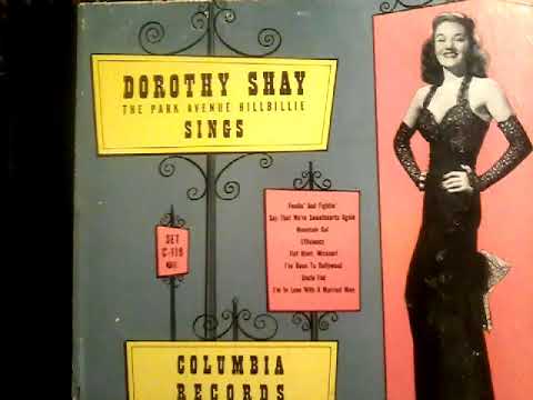Dorothy Shay ‎– The Park Avenue Hillbillie Sings - 78 RPM 4 Record Set 1947
