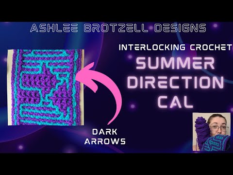 Summer Direction CAL - Interlocking Crochet: Dark Arrows