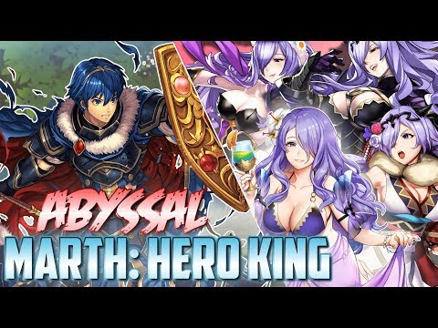 Camilla Emblem vs. Abyssal Hero King Marth - Legendary Hero Battle [Fire Emblem Heroes]