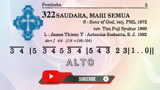 Download lagu Saudara, Mari Semua (PS 322 - ALTO) mp3