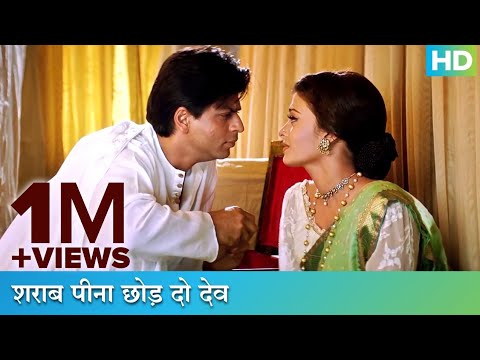 पारो और देवदास की आख़िरी मुलाकात | देवदास | शाहरुख़ खान, ऐश्वर्या राय और माधुरी दीक्षित