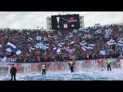 "Hinchada  catolica supercopa 2017" Barra: Los Cruzados • Club: Universidad Católica