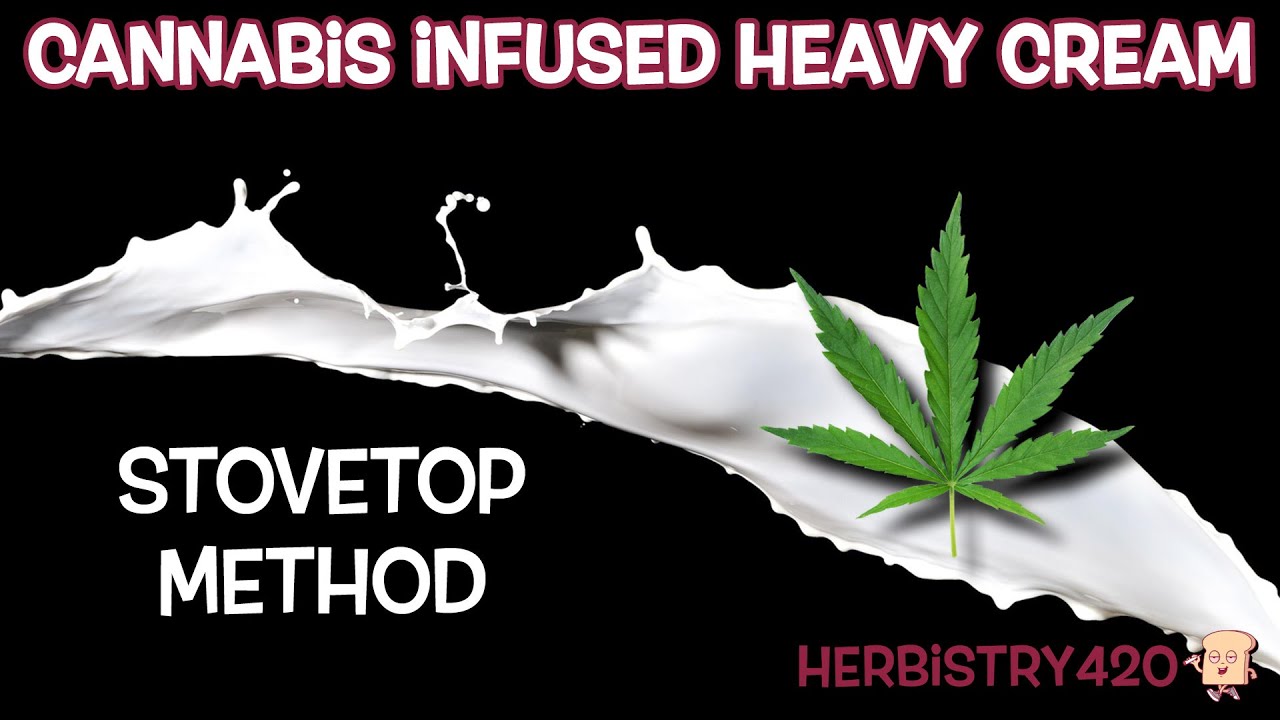 Cannabis Infused Heavy Cream Stovetop Method: 5 Steps