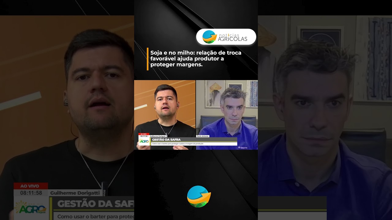 Barter na soja e no milho: relação de troca favorável ajuda produtor a proteger margens.