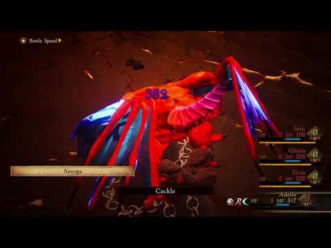 Bravely Default II Solo Challenge - D Vergr vs Adelle (level 33)