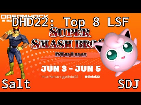 DHD22 - Salt (Captain Falcon) vs SDJ (Jigglypuff) - Top 8 LSF