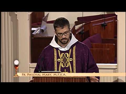 EWTN Daily Catholic Mass - 2014-4-16- Fr. Paschal Mary - Last Day of Lent