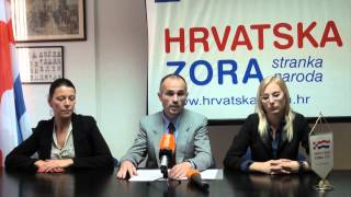 preview picture of video 'Tiskovna konferencija HZ Kutina'