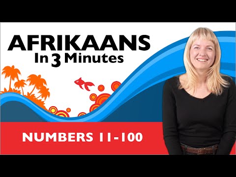 Afrikaans in Three Minutes – Numbers 11-100