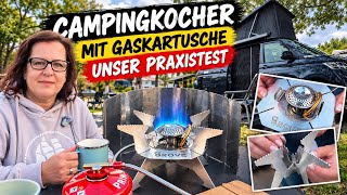 Campingkocher mit Gaskartusche – unser ehrlicher Praxistest 🚐