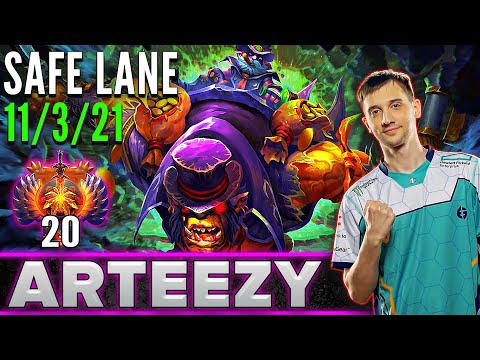 SR.Arteezy  [ Alchemist ]  Safe Lane Carry Pro Gameplay  [ Patch 7.32d ] Dota 2 Full Game