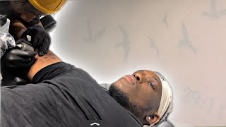 GETTING MY FIRST TATTOO!!! FULL VLOG!! WORST PAIN