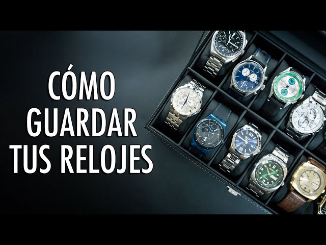 Vídeo relacionado con ProCase Caja de Relojes de 6 Ranuras con Cajón, Funda Organizadora de Reloj de 2 capas con Tapa de Cristal, Estuche de Almacenamiento para Hombres y Mujeres -Negro