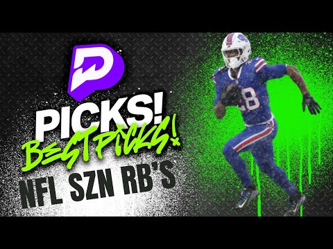 NFL Runningback SZN PrizePicks Plays from MadnessDFS