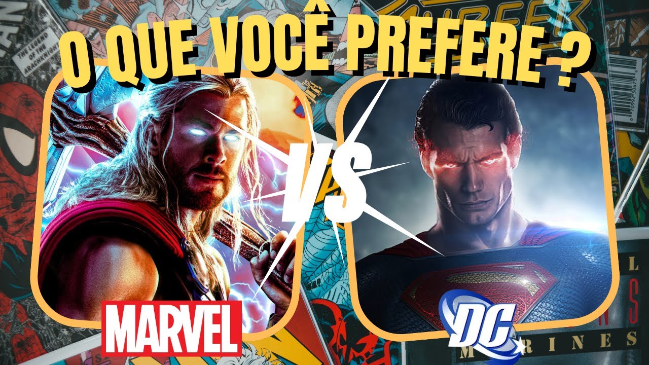 O QUE VOCÊ PREFERE ? 🔁 Super-heróis | Marvel vs DC | Jogo das escolhas | QUIZ