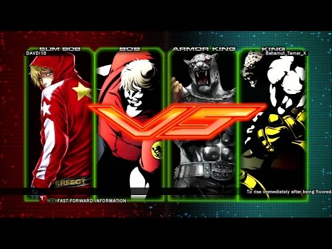 Tekken Tag 2 - Torneo Online - Grupo 4 - Davdi10 (Bob/Slim Bob) vs Bahamut_Tamer_X (Armor King/King)