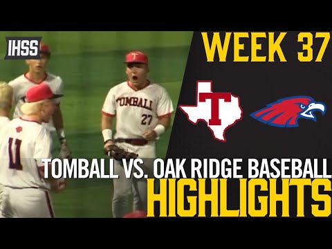 Tomball vs Oak Ridge Baseball Area Final Highlights