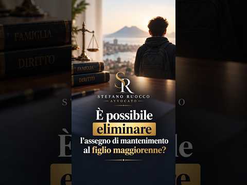 revoca del mantenimento al figlio maggiorenne
