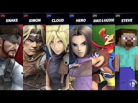 Super Smash Bros. Ultimate - Konami vs Square Enix vs Microsoft