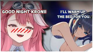 Sleepy Kronii becomes Raora's personal bed warmer