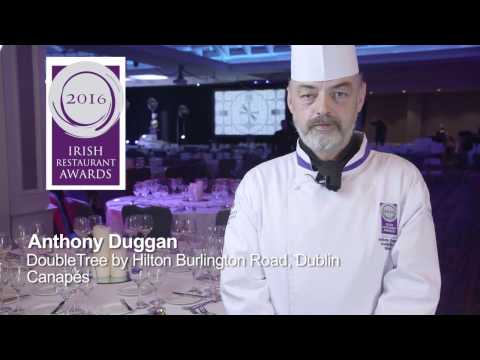 Anthony Duggan - Canapés - Irish Restaurant Awards 2016