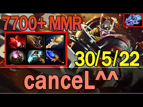 Dota 2 - canceL^^ Plays Timbersaw 7700+ MMR | Ranked Match