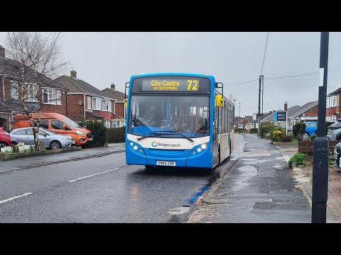 37316/SN65 ZBR Stagecoach Northeast Adl Enviro 200 On The 72