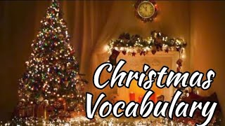 Christmas Vocabulary #freepalestine