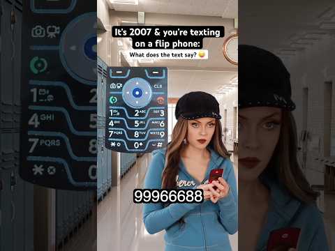 It’s the #2000s & you’re texting on a flip phone. What does the text say?? #millennials #nostalgia