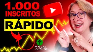 COMO CONSEGUIR 1000 INSCRITOS EM 12 MESES | COMO AUMENTAR INSCRITOS RÁPIDO NO YOUTUBE -MIL INSCRITOS
