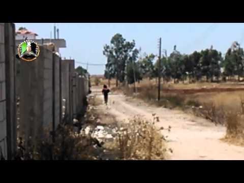 تسلل عناصر التجمع الأول الى حاجز المفطرة في درعا ضمن معركة عاصفة الجنوب