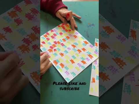 “500 Hashtags” Make Beautiful Art!! 👀🌈#shorts #art