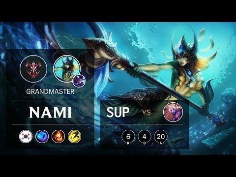 Nami Support vs Soraka - KR Grandmaster Patch 9.8