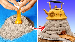 Cool DIY Cement Crafts And Home Decor Tutorials