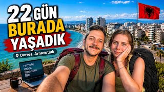 Arnavutluk’ta Ev Tuttuk! Durrës’te 22 Günlük Yarı Göçebe Hayat 🇦🇱