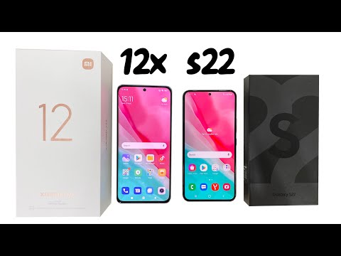 Xiaomi 12X vs SAMSUNG Galaxy S22 SPEED TEST
