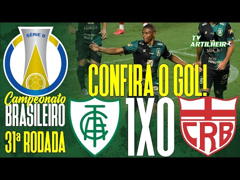 [Série B '20] 31ª Rodada | América FC/MG 1 X 0 CRB/AL | Confira O Gol | TV ARTILHEIRO