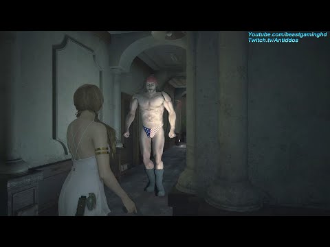 Resident Evil 2 Remake - Katherine Warren Meets Ricardo Milos (Mr.X MOD)