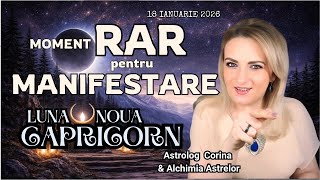 Cum poti sa-ti RESCRII DESTINUL la Luna noua in Capricorn | 18 ianuarie 2026