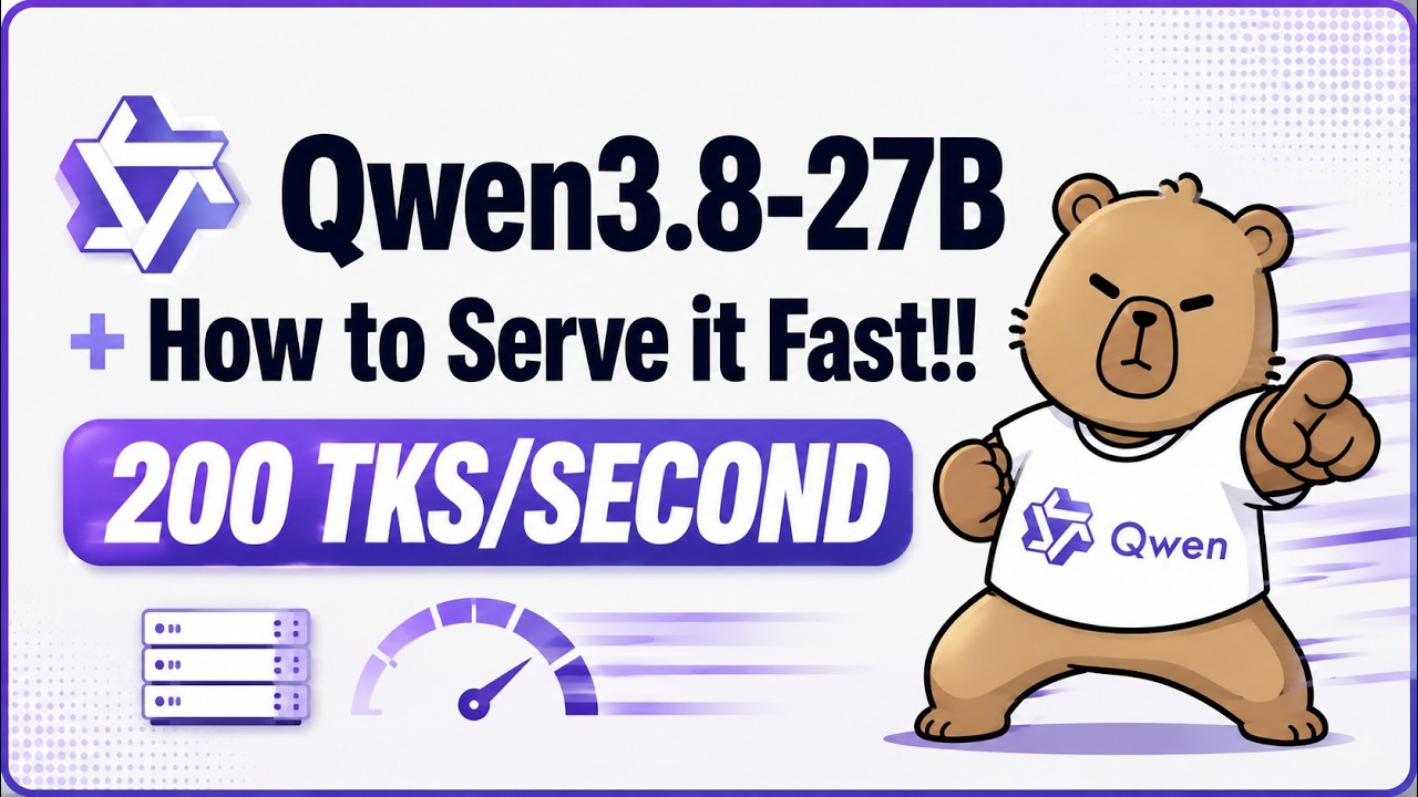 Qwen3.8-27B - 200 Tokens per Second