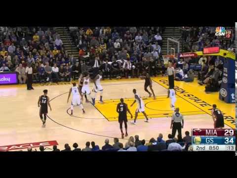 Amare Stoudemire throws down the Dunk ! -  Warriors vs Heat  - January 11th 2016 -  NBA SEASON