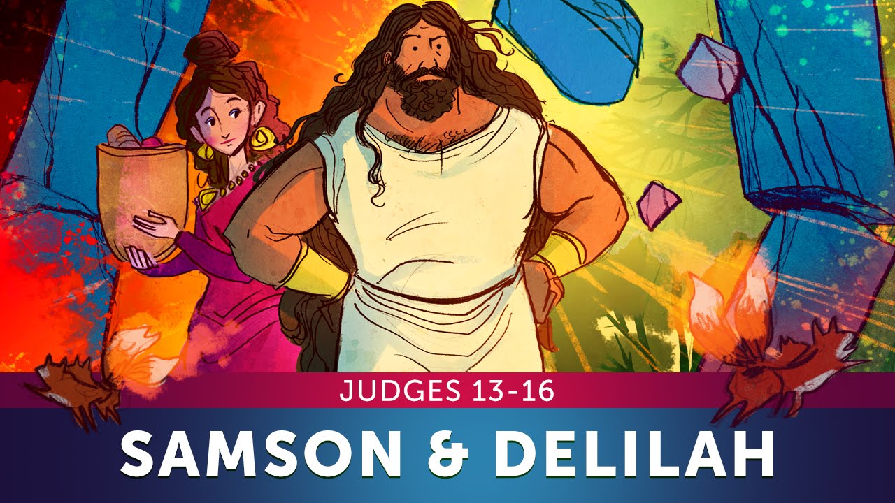 Samson and Delilah-Judges 13-16 | Sunday School Lesson and Bible Teaching Story |HD| Sharefaithkids