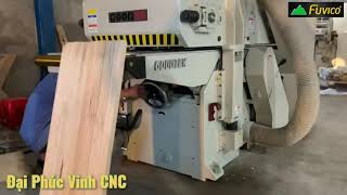 Test máy bào 2 mặt dao xoắn tại Quận 9 HCM | Máy bào cuốn 2 mặt giá tốt nhật tại FUVICO