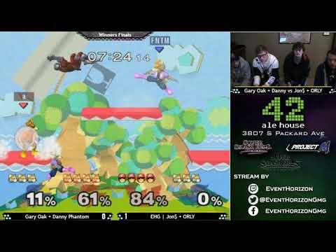 Construct 121 - Gary Oak + Danny Phantom VS High-C + Ryse - Melee Doubles WF