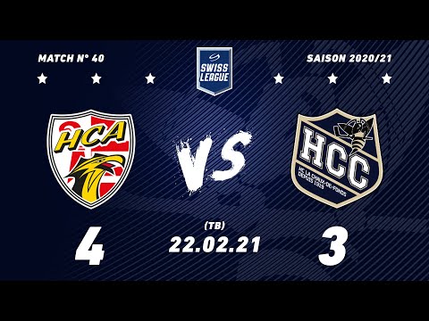 22.02.2021 HC Ajoie - HC La Chaux-de-Fonds (4-3) TB