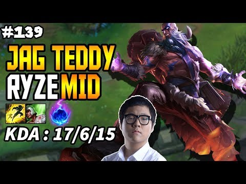 JAG Teddy Ryze vs Corki MID - Korea Challenger Season 8