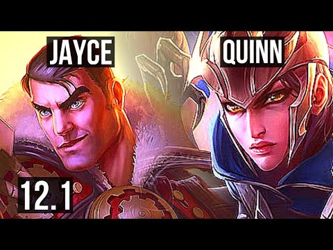 JAYCE vs QUINN (TOP) | Quadra, 66% winrate, Legendary, 12/3/5 | BR Diamond | 12.1