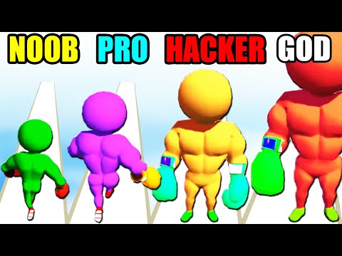 NOOB vs PRO vs HACKER vs GOD in Monster Run