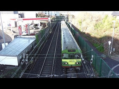 IE 8300 Class Dart Trains - Dun Laoghaire, Dublin