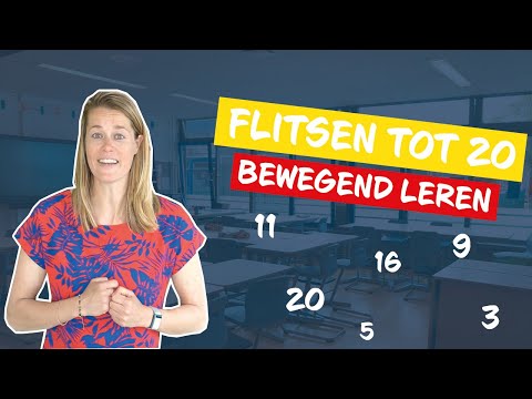 Recognizing numbers up to 20 / flashing - group 1, 2, 3 I Active learning I The Fittest School